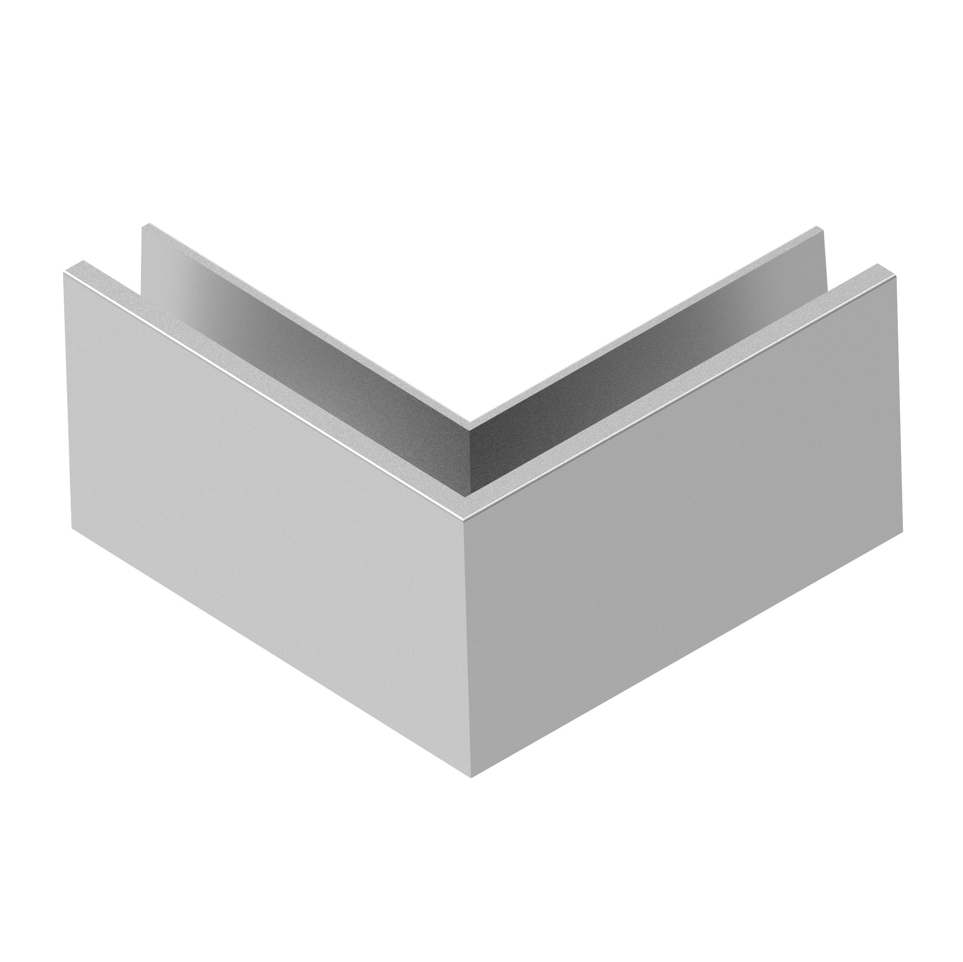 Roh 90° pre AL profil(celoskl. zábradlie) AL/INOX