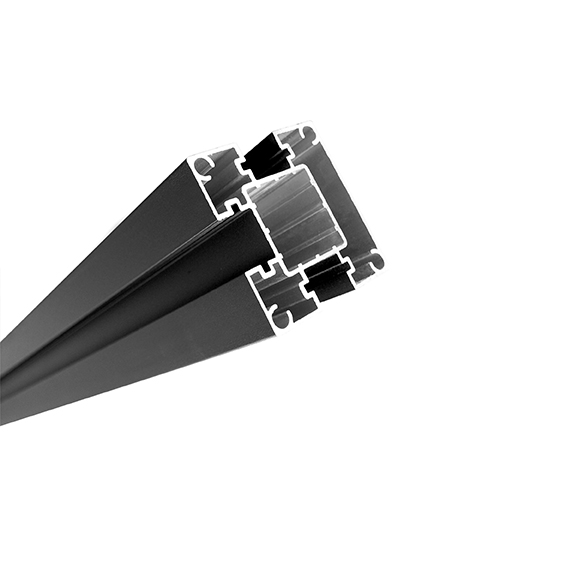 Hliníkový stĺpik 2500mm, sivý