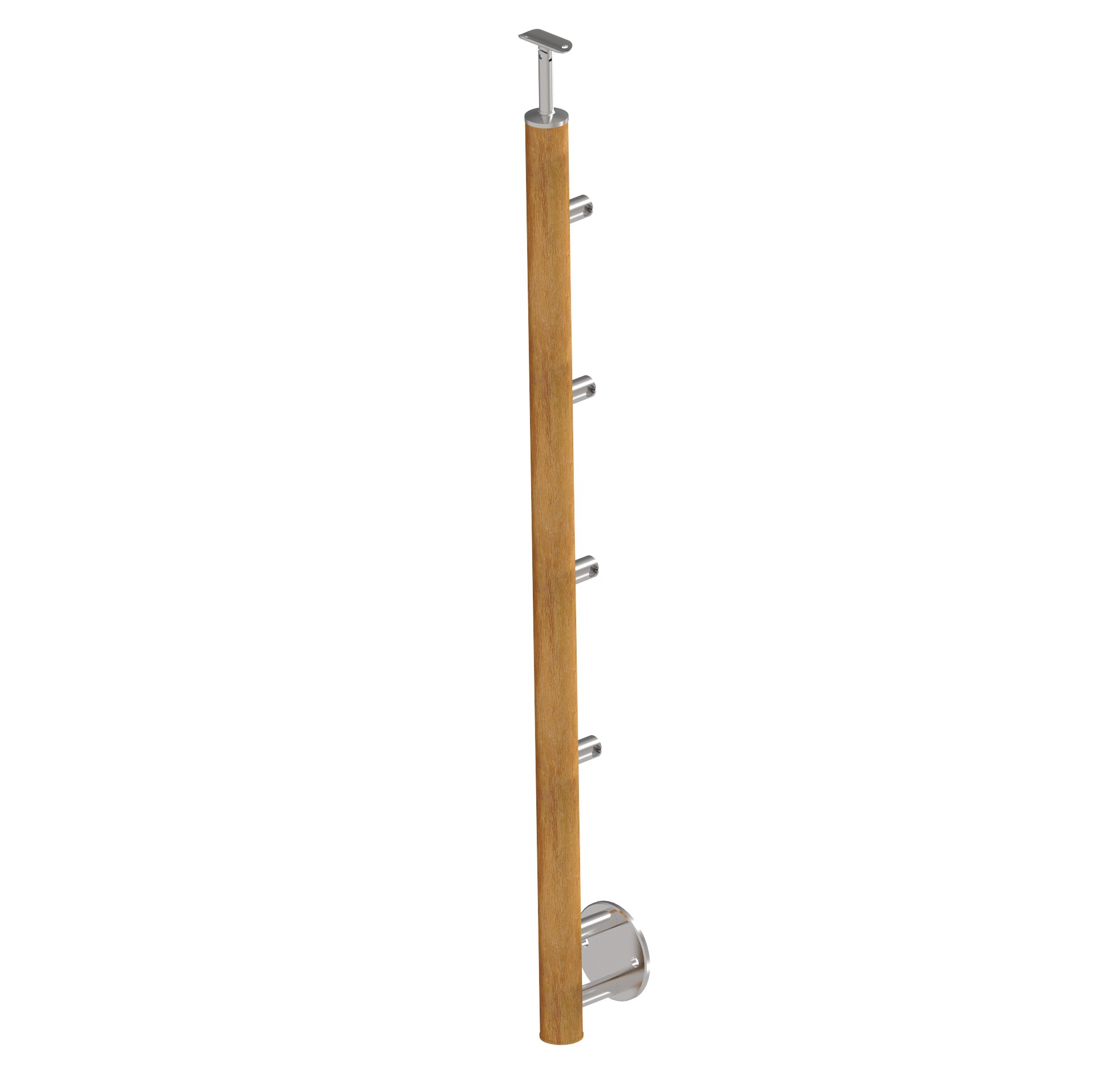 Stĺpik DUB D50/4x12mm, v=90cm, BK-rovné