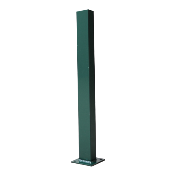 Stĺpik 60x40mm s pätkou ZnPVC 1200mm zelená