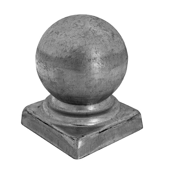 Krytka na stĺpik s guľou 50x50, h65, D50mm, t0,8mm