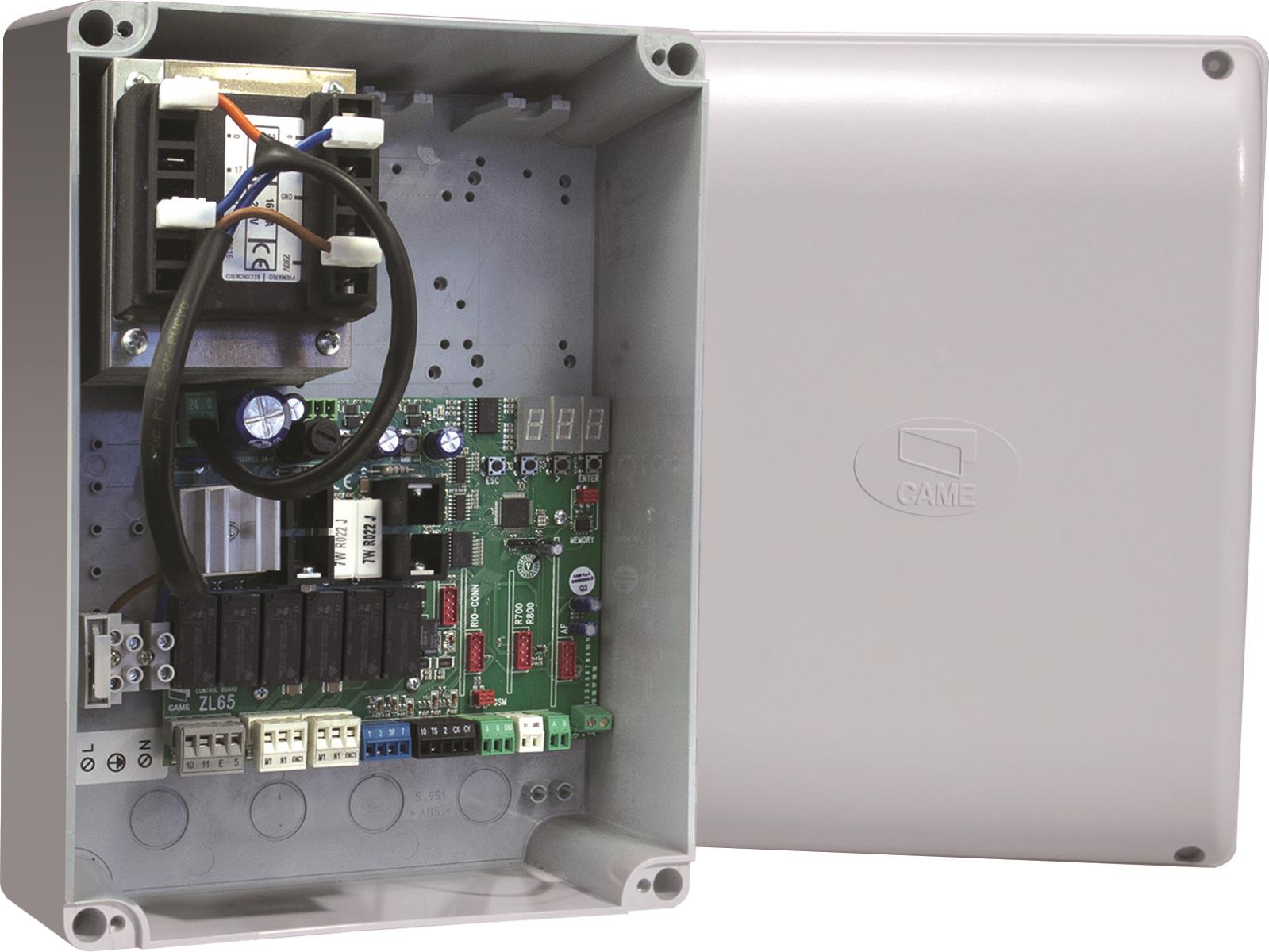 Skrinka s elektron.pre dvojkr.bránu, 24 V DC
