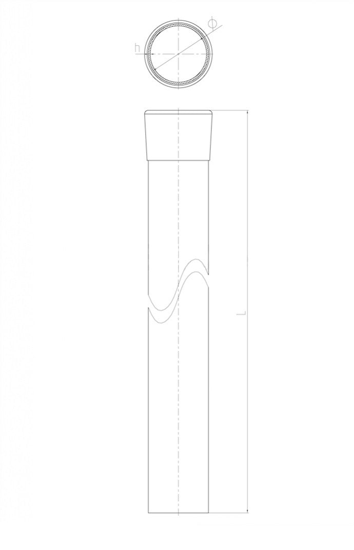 Stĺpik D38mm ZnPVC 2000mm zelená