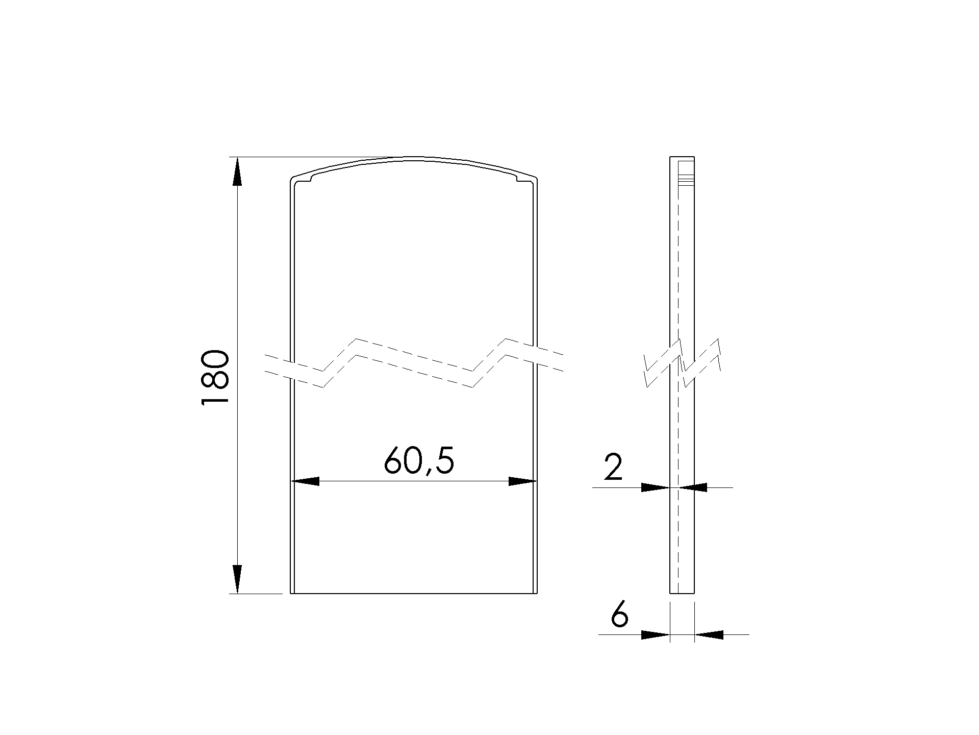 Záslepka pre profil AL/0004-LIGHT-S-E pre schody