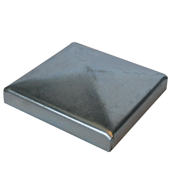 Krytka na stĺpik, pozinkovaná 100x100, h25, t1,25mm, Zn