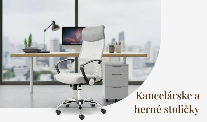 Kancelárske a herné stoličky