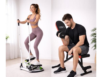 Lavička + otočný stepper VALENTÍN 3