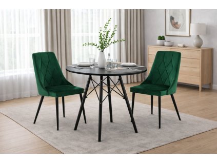 80 ČIERNY + IMOLA ZELENÁ (ČIERNE)