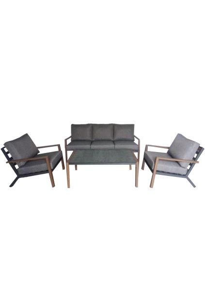 slo pl SADA HLINIKOVEHO NABYTKU ASTANA 3 OS SOFA 2 KRESLA STOLIK SIVA SIVE VANKUSE 1135 2306 1