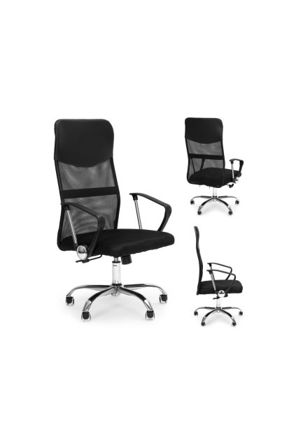 Ergonomická kancelárska stolička s priedušným operadlom
