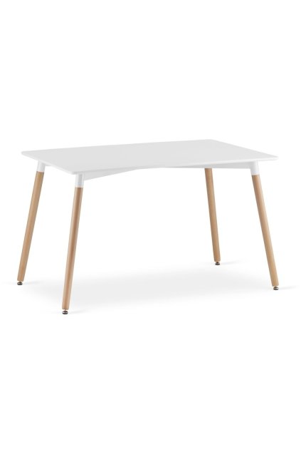 Stôl ADRIA 120 cm x 80 cm - biely
