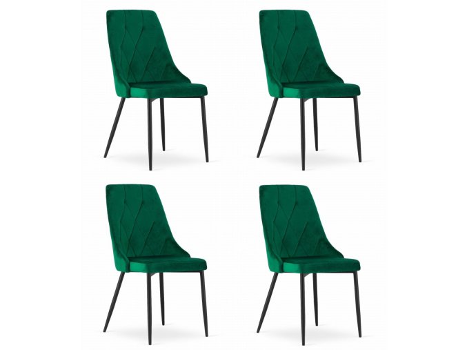 3458 IMOLA krzeslo ciemnozielone x4