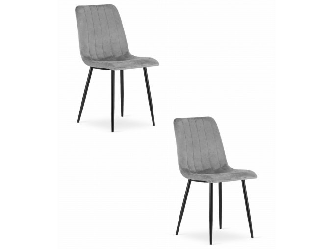 3869 LAVA krzeslo jasnooszare x2