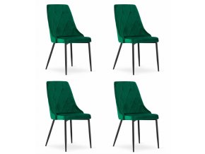 3458 IMOLA krzeslo ciemnozielone x4