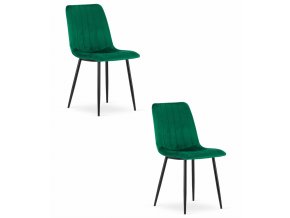 3463 LAVA krzeslo ciemnozielone x2