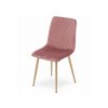 Set 4 kresiel TURIN - ružový zamat