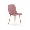 Set 4 kresiel TURIN - ružový zamat