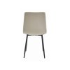 Set 2 kresiel LAVA -  béžový zamat / čierne nohy