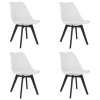 3705 MARKE krzeslo biale nogi czarne PP skos prawy przod x 4