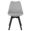 3754 MARK krzeslo szare nogi czarne PP przod