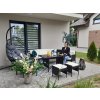 slo pl SADA RATANOVYCH NABYTKOV VADUZ SOFA 2 KRESLA 2 PUFLI STOLOVY CIERNA KREMOVE PODUSKY 9583 2331 4