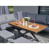 slo pl HLINIKOVY TEAKOVY ZAHRADNY NABYTOK ROHOVA SOFA STOL 2 TABURETY ANTRACITOVA SEDE VANKUSE 0411 2341 7