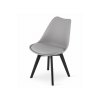 Stolička MARK sivá / čierne nohy