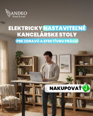 Elektricky nastaviteľné kancelárske stoly ⚡ Pohodlná a zdravá práca bez kompromisov. 👉 Ideálne do domácnosti aj...