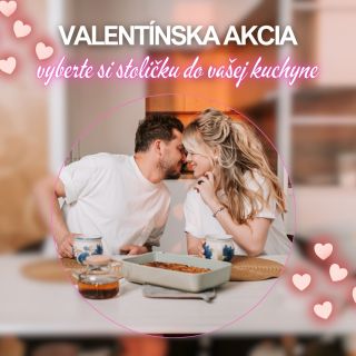 Oslávte Valentína s našou špeciálnou akciou! 🎁 Hľadáte nový šmrnc pre vaše stolovanie? Na našom e-shope nájdete rôzne...