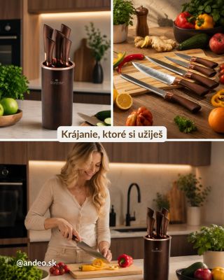 Viete, aké to je, keď máte v kuchyni konečne poriadne ostré nože? ♥️ Zrazu je príprava jedla úplne iná, oveľa jednoduchšia...