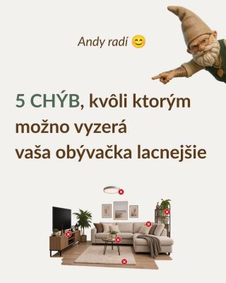 Aj krásna obývačka môže pôsobiť trochu „nejako“. A pritom za tým často nie je nábytok, ale pár centimetrov, malé svetlo či...
