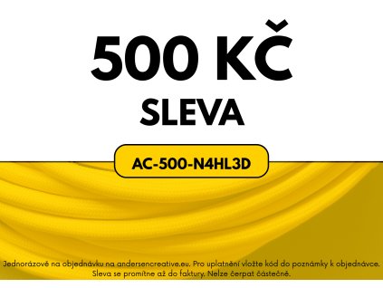 Slevový kupón 500 Kč