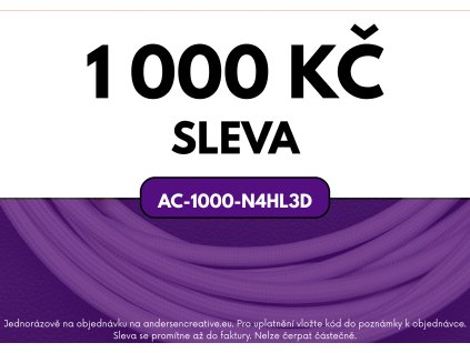 Slevový kupón 1 000 Kč