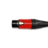 Barevný XLR Neutrik NC3 FXX-B cervena