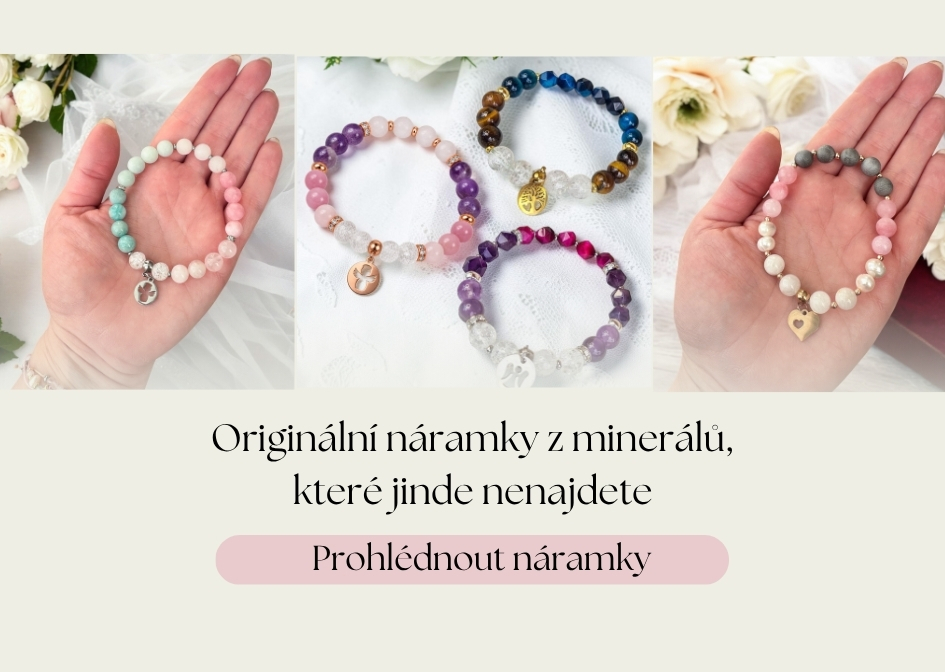 Originální náramky z minerálů