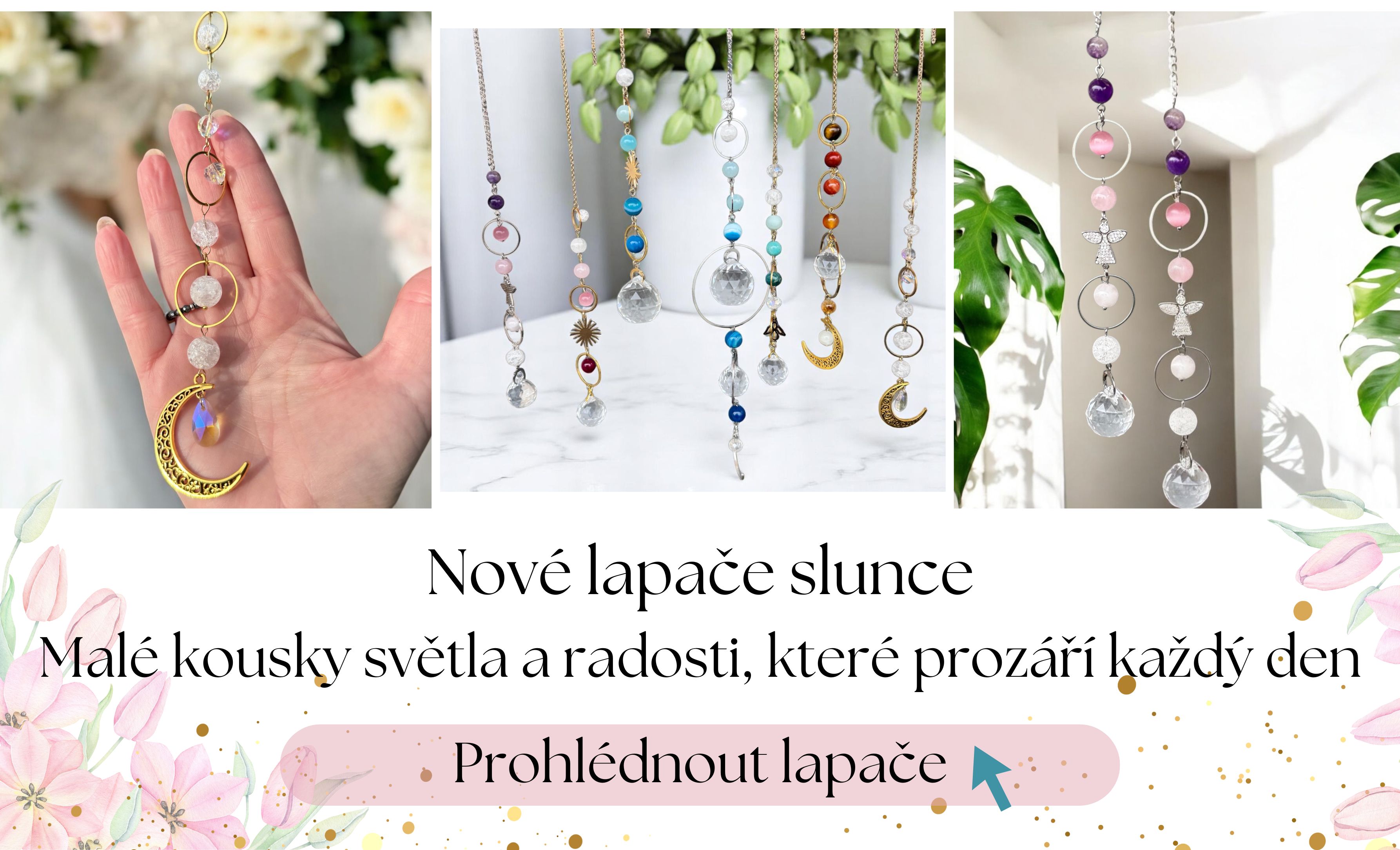 Lapače slunce z minerálů