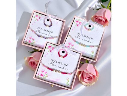 et naramek prstynek z perel maminka