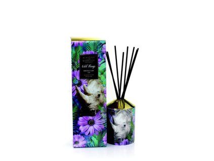 Aroma difuzér WILD THINGS VIOLET & IRIS (fialka a iris), 200 ml, RHINO SAW US, 200 ml.