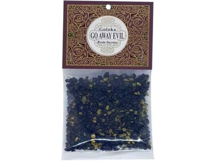 Goloka Vonná pryskyřice pro vykuřování Go Away Evil, 30 g.