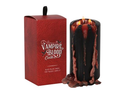 Tears candle Černá svíčka Vampire Blood (Upíří krev), 15,2 x 7,6 cm
