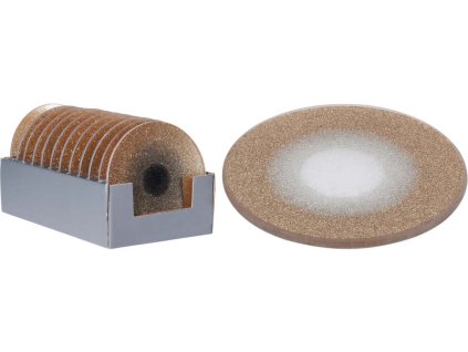 Mani Bhadra Skleněný svícen pod svíčky (talířek) Zrcadlo s glitry Zlatý, Ø 15 cm