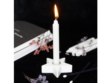 Spirit of Equinox Magic Spell Candles WHITE STAR Svícen pro magické svíčky, 6 x 1,7 cm 2