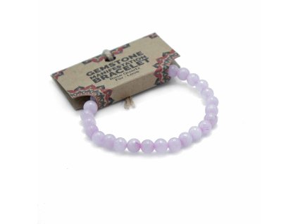 Ancient Wisdom Náramek s drahými kameny pro manifestaci Láska Růženín