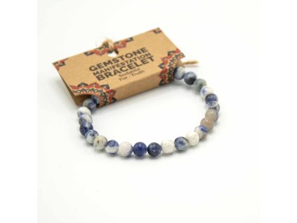 Ancient Wisdom Náramek s drahými kameny pro manifestaci Pravda Sodalit