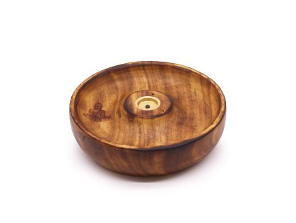 Mani Bhadra Stojánek na vonné tyčinky a kužely Buddha, 12 x 3 cm