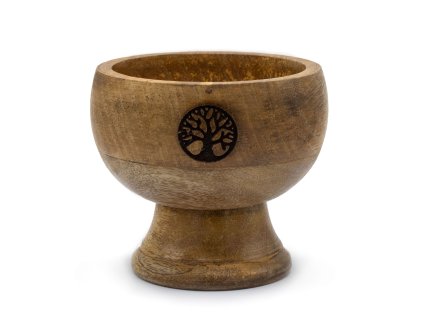 Mani Bhadra Stojánek na vonné tyčinky a kužely Kalich Strom života, 11 x 10 cm