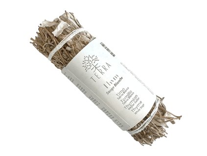TERRA Svazek pro vykuřování White sage a Thyme (Šalvěj bílá a tymián), 10 cm, 20 30 g.