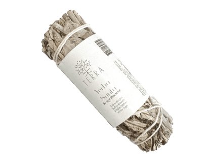 TERRA Svazek pro vykuřování White sage a Yerba Santa (Šalvěj bílá a svatá tráva), 10 cm, 20 30 g