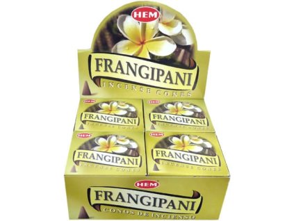 HEM Vonné kužely Frangipani (Plumérie), 10 ks