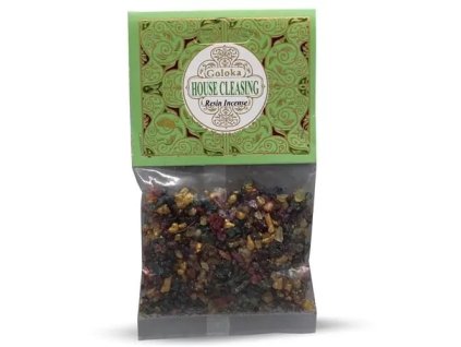 Goloka Vonná pryskyřice pro vykuřování House Cleansing (Očista domu), 30 g.